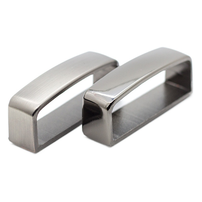 Fábrica al por mayor de aleación de zinc 35mm anillo de metal entrega de una sola pieza 4,0 cinturón ancho hebilla mesón cinturón cabeza anillo