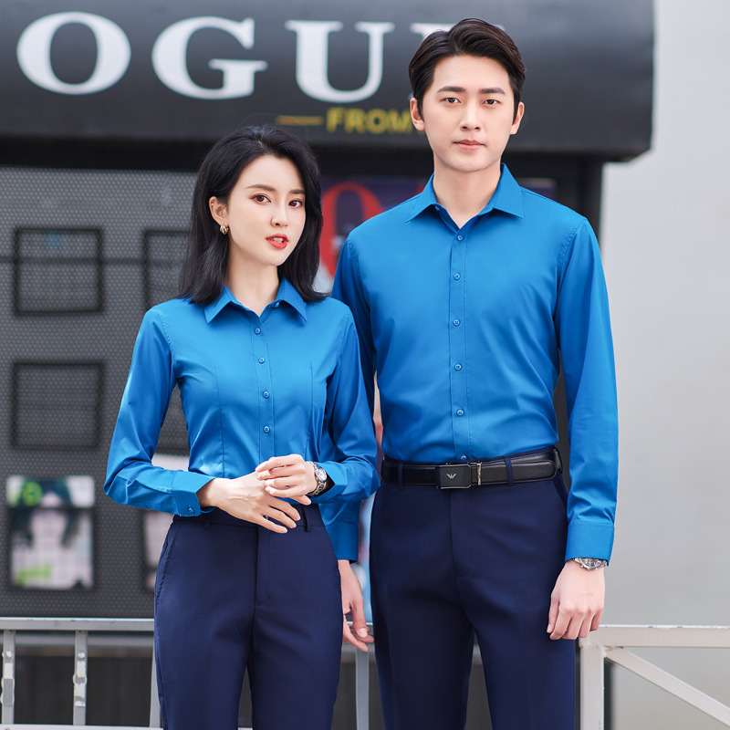 Fashionable and Elegant 2025 Autumn and Winter New Bamboo Fiber White Men's Long-Sleeved Shirt, Slim Fit, Direct from the Source Factory