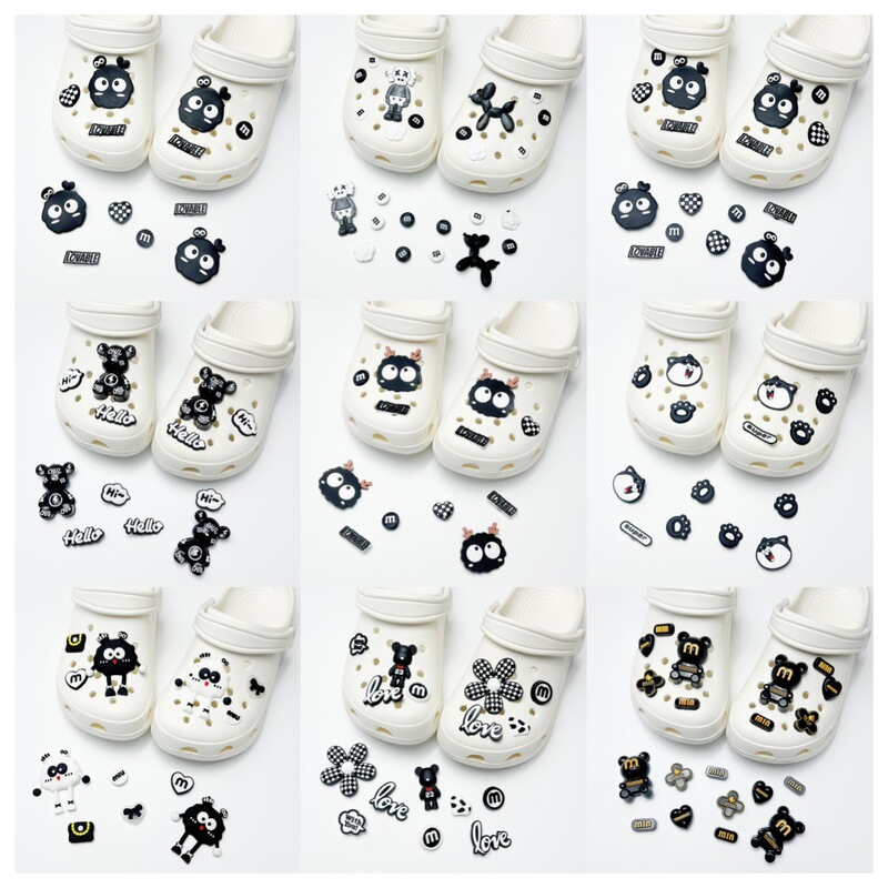 New Girl Heart Cartoon Cute DIY Hole Shoes Accessories Creative Removable Shoes Flower Shoes Buckle Shoes Decorations