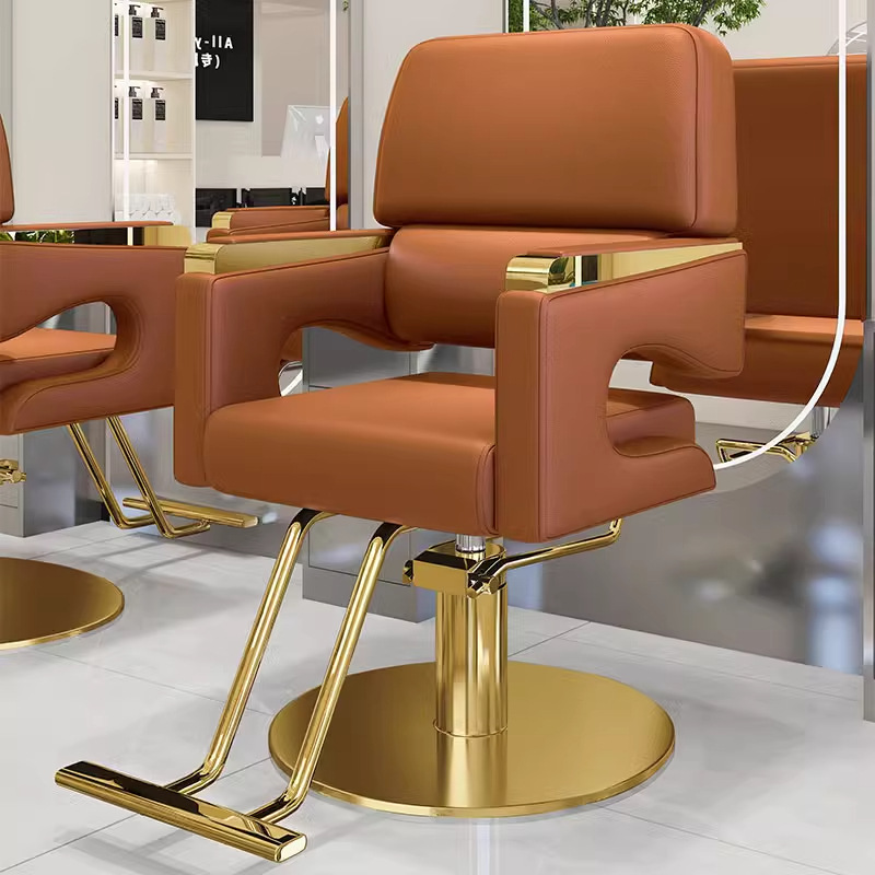 Red famosa nueva silla de peluquería silla de salón de peluquería especial elevación giratoria de moda corte de cabello asiento de permeación image 31