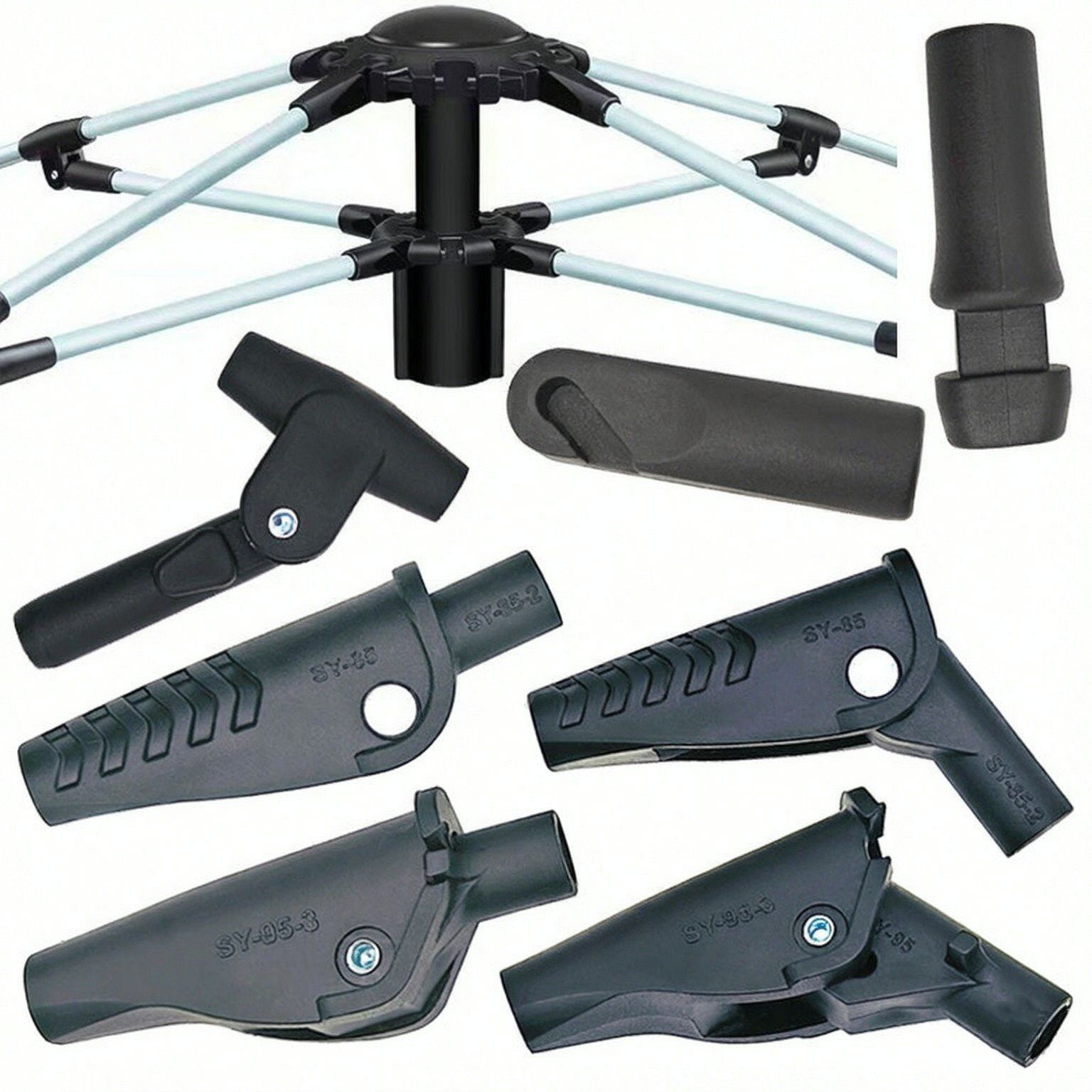 Outdoor tent accessories, automatic folding tent canopy repair parts, tent bracket plastic complete set of parts wholesale