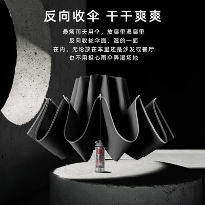 fully automatic Reverse Mechanics security men and women rain or shine Dual use fold 10 Large business affairs Umbrella