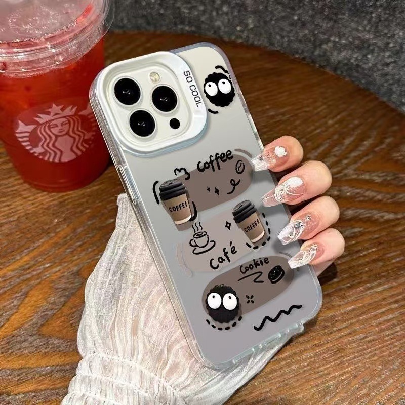 Nuevo estilo europeo y americano para iPhone 16 funda para teléfono móvil Apple 15promax/14 a prueba de caídas 13pro12 briquetas 11