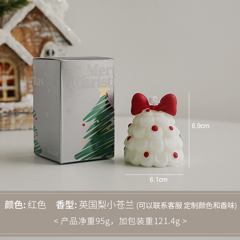 圣诞树香薰蜡烛氛围感伴手礼礼物手工香氛蠟燭candle仿真圣诞蜡烛|undefined