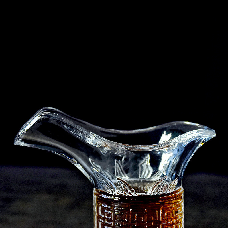 帝王杯家用创意白酒杯一口小酒杯三足杯中式仿古风代樽复玻璃爵杯|undefined