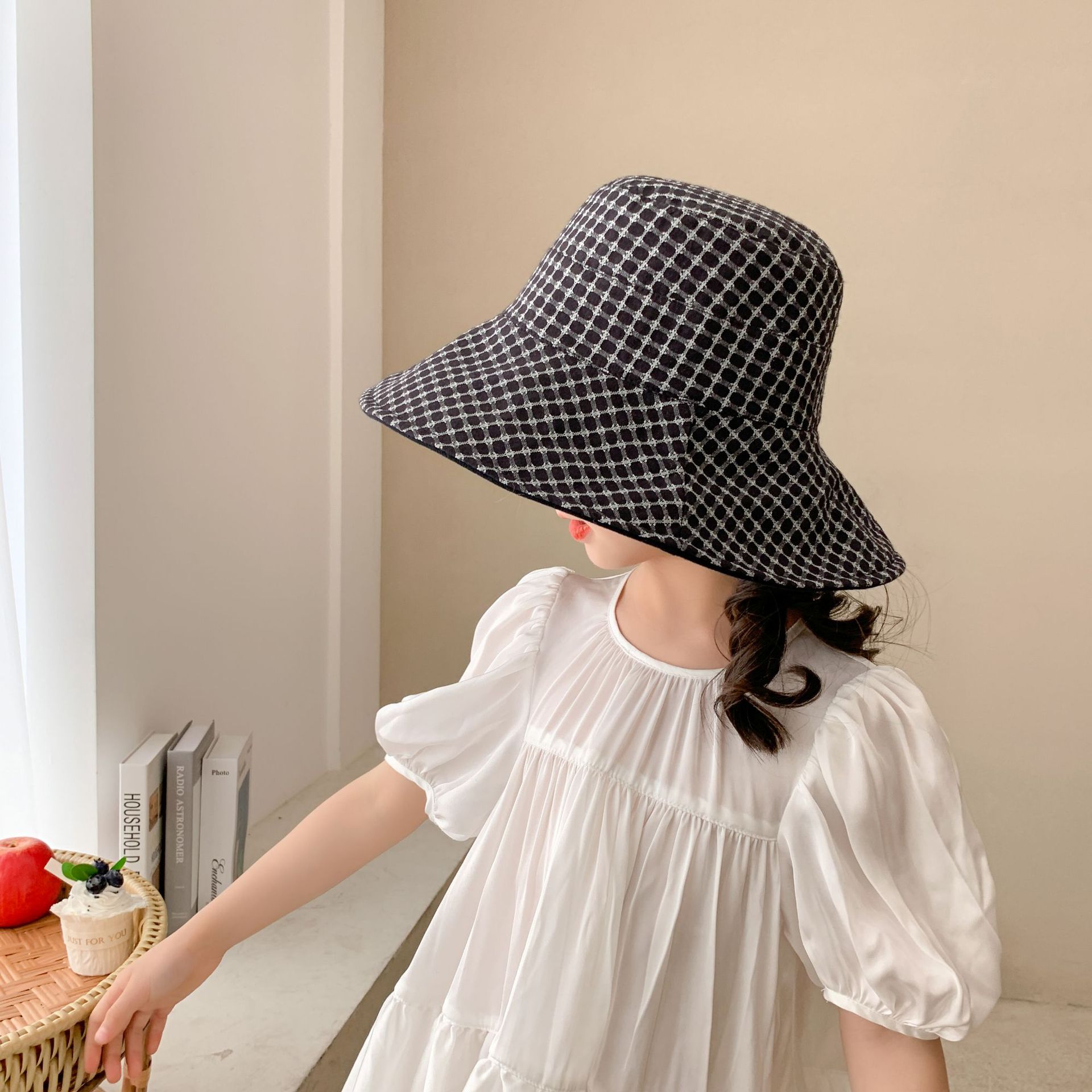 Fashion Embroidery Letter Children's Fisherman Hat display picture 9