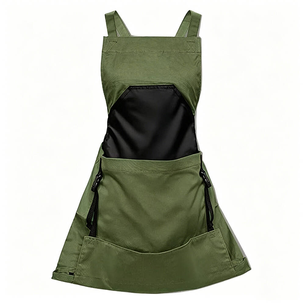 Delantal de tela Oxford con bolsillo grande de Amazon para recolectar frutas y verduras, delantal de liberación rápida para fruterías y floristerías, venta al por mayor. image 13
