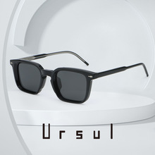 新款时尚方框大牌墨镜丙酸插针细腿太阳镜女款高级感偏光太阳眼镜