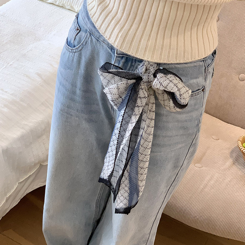 Bufanda de seda, banda larga, sensación de alta calidad, nueva bufanda de diamante de todo fósforo, camisa exterior de primavera y verano, bufanda, bolso, cinturón, cinturón de cintura