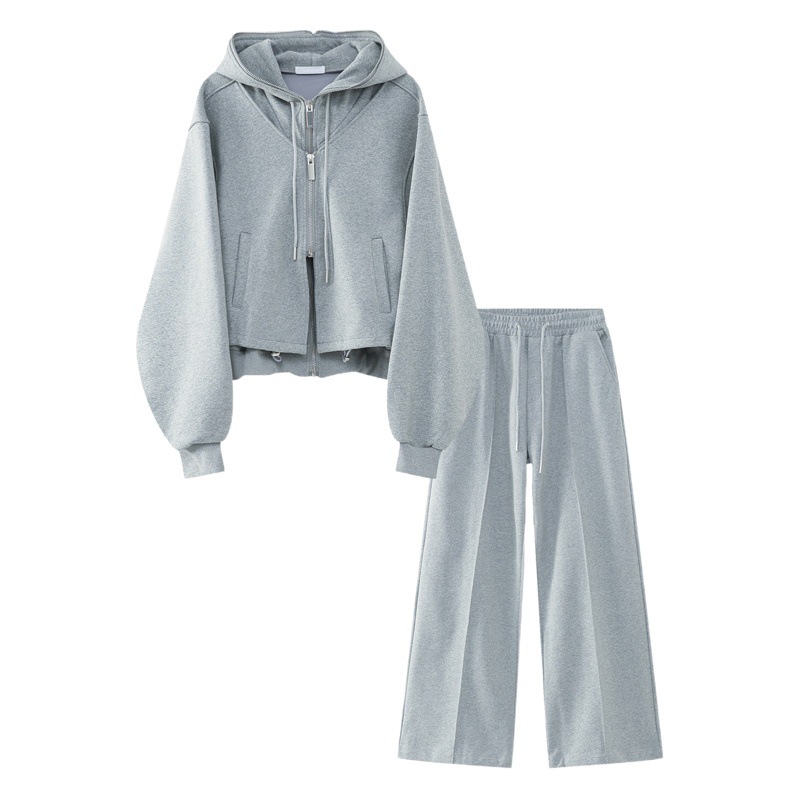 Ropa para hombre MTLCLOTHES | Conjunto deportivo informal unisex de dos piezas de estilo coreano, sencillo y versátil para uso diario.