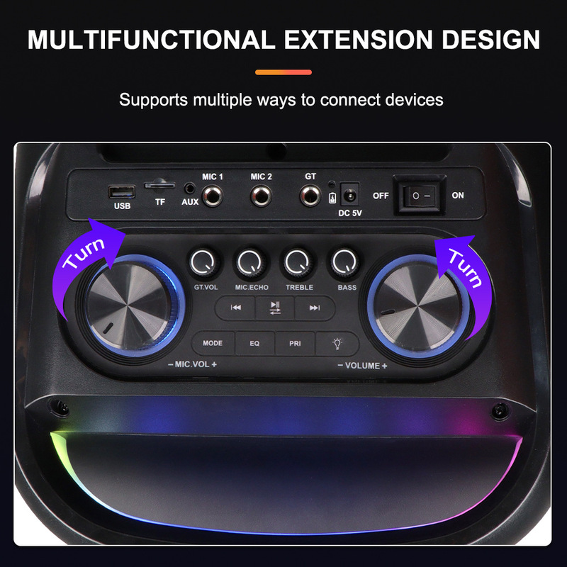 Sing-e dec s10221ダブル10インチ家庭用着地bluetoothスピーカーハイパワーリビングテレビk歌音響|undefined