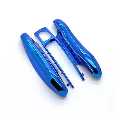 17-23 Porsche Panamera Macan, Car key bag - plating-blue
