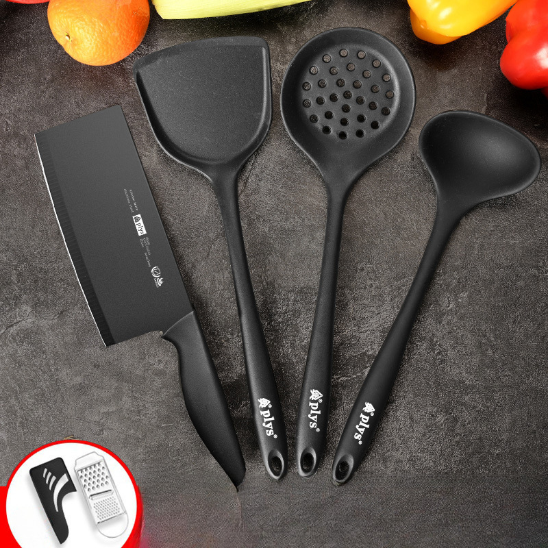 Kit de cuchillos de cocina combinación de cuchillos de cocina domésticos cuchillos de cocina tablero de cocina 2 en 1 tablero de corte cuchillos de cocina tablero de cocina un conjunto de acero inoxidable