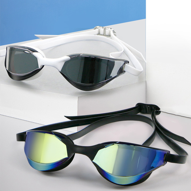Gafas de Natación de Carrera de Policarbonato, Impermeable y Antiniebla para Entrenamiento