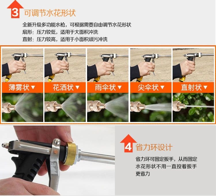 24v car wash machine for passenger and cargo vehicles, portable high-pressure car wash water pump, household car wash water gun
