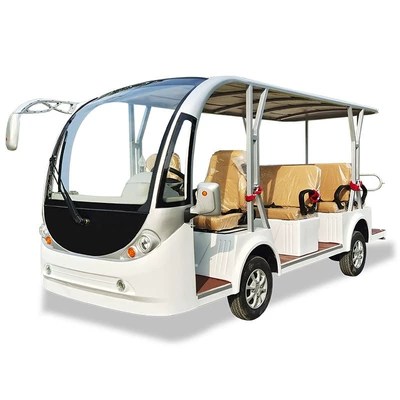 Electric sightseeing bus 8 to 17 tourist attractions property patrol manor electric reception sightseeing bus (Elektrikli qolf avtomobilləri) - chinese-bus-semi-enclosed-4-rows