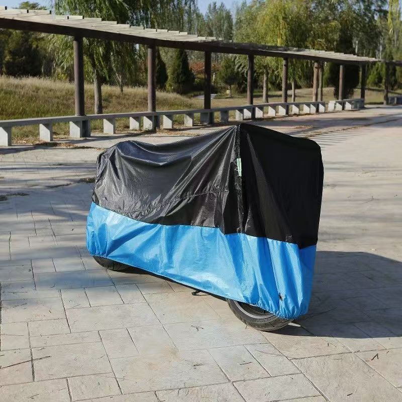 Protector de lluvia para motocicleta eléctrica engrosada transfronteriza, protector solar, batería, ropa para automóvil, cubierta para automóvil, a prueba de polvo, universal en todas las estaciones