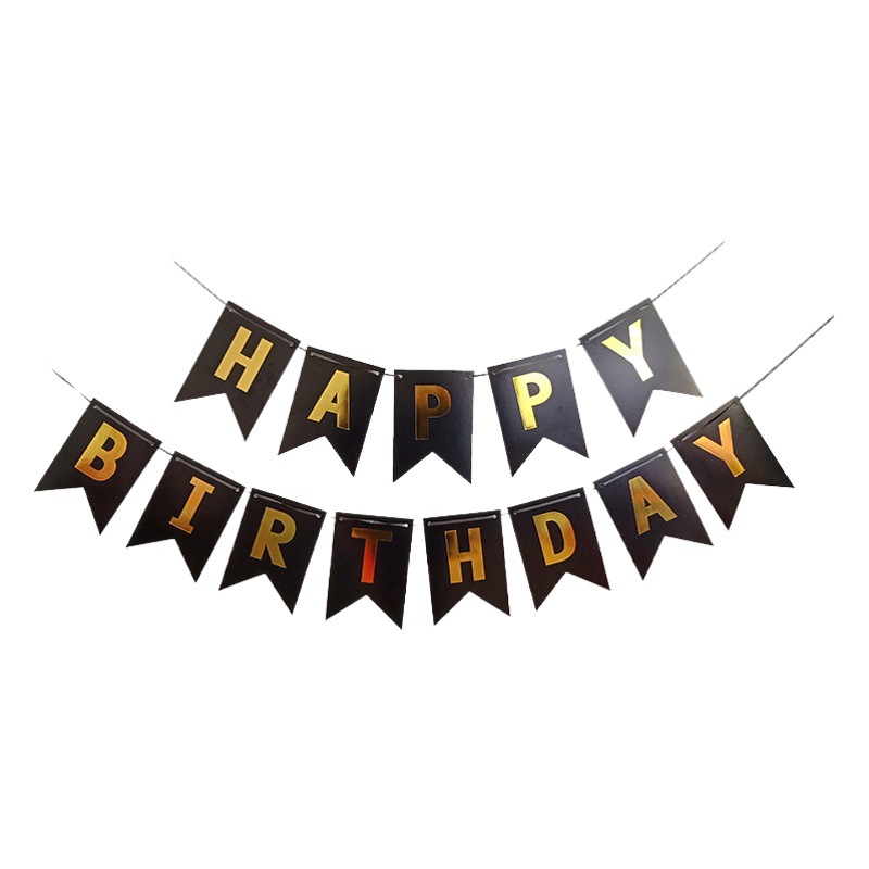 Guirnalda de Feliz Cumpleaños con Diseño de Cola de Pez, Decoración para Fiestas de Halloween y Navidad
