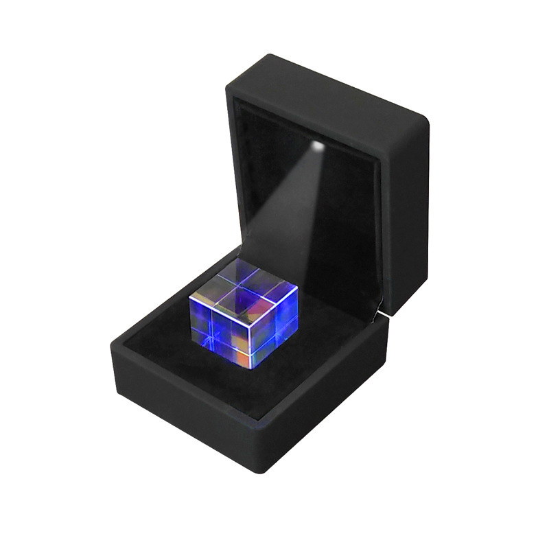 Sol receptor cristal de color combinado prisma cubo Sun catcher sol receptor de vidrio óptico suministro directo transfronterizo