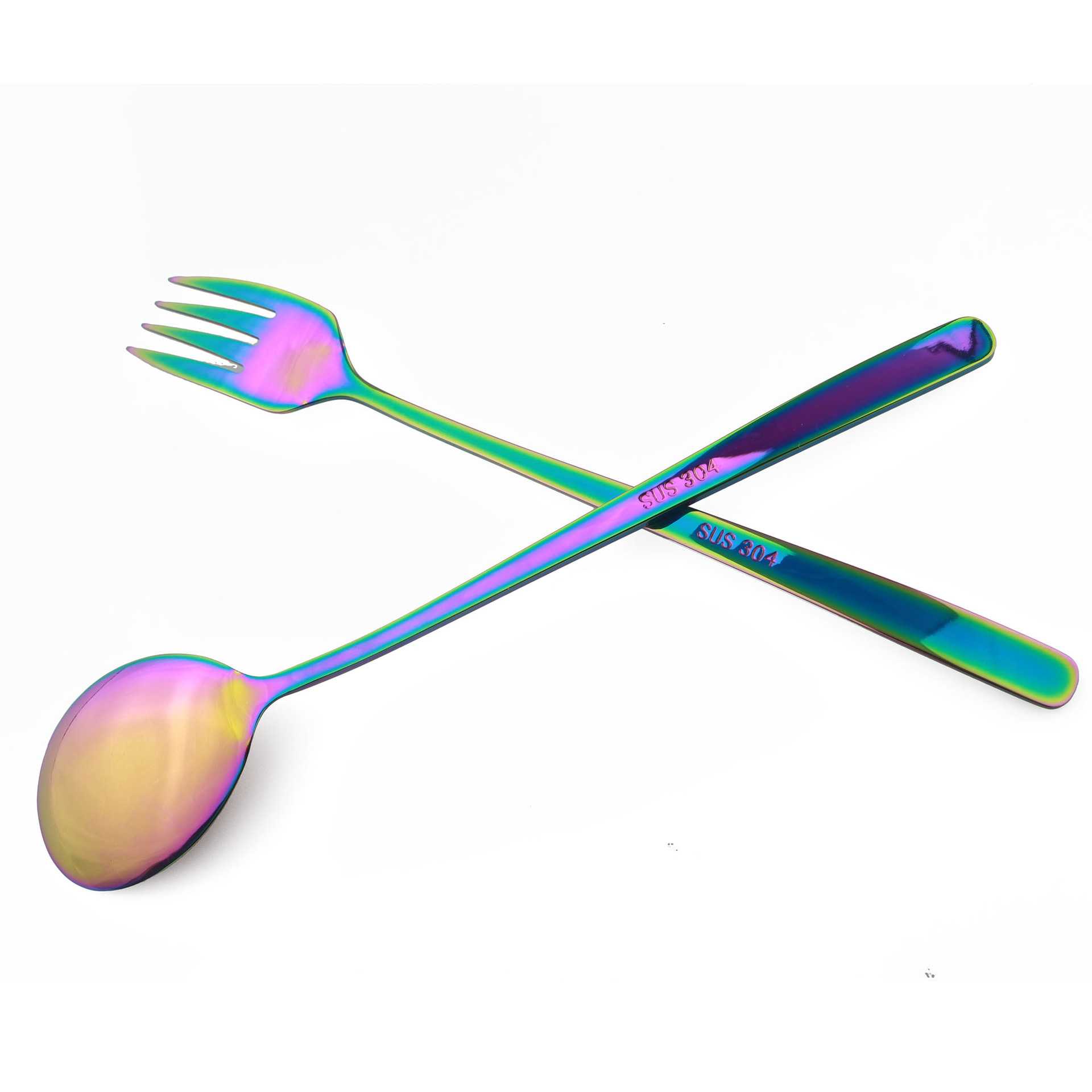 6-Piece-Portable-Rainbow-Dinne