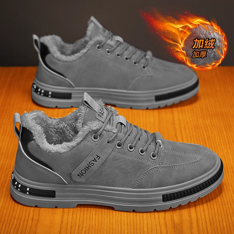 Labor Protection Men's Shoes, Winter Velvet Warm Cotton Shoes, Construction Site Work Sports and Leisure Sneakers, Work Non-Slip Waterproof Trendy Shoes Labor Protection Men's Shoes, Winter Velvet Warm Cotton Shoes, Construction Site Work Sports and Leisure Sneakers, Work Non-Slip Waterproof Trendy Shoes
