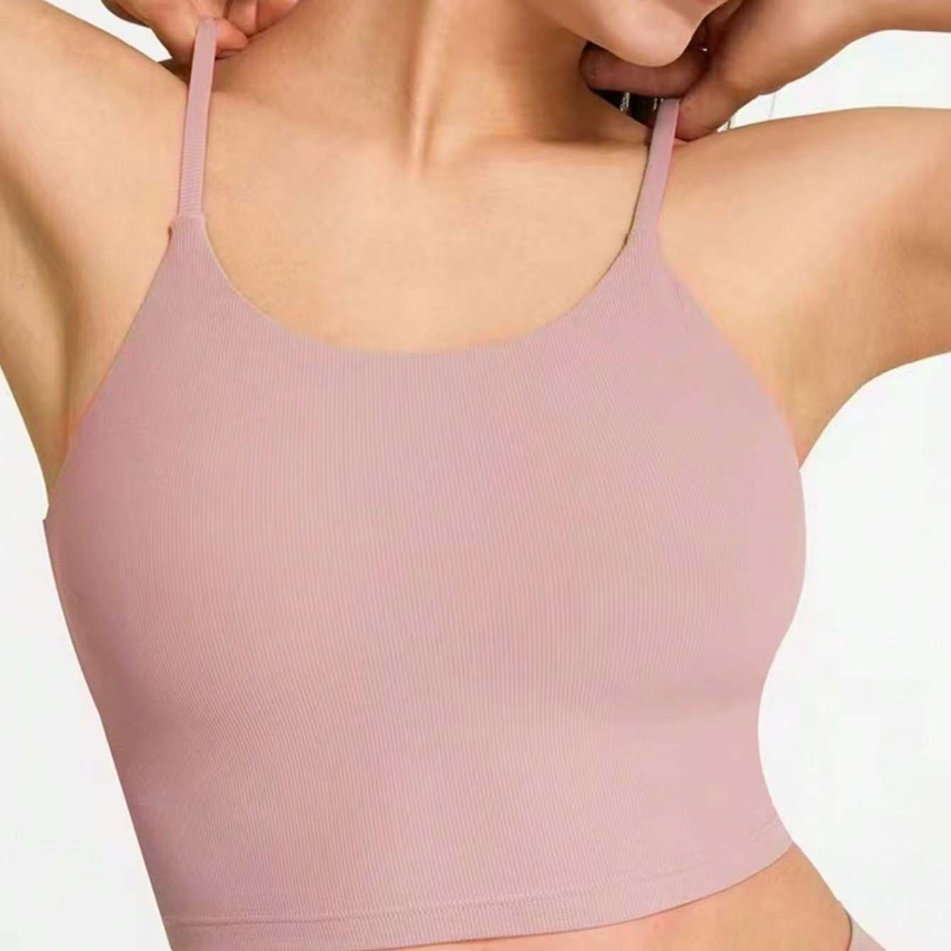 Chaleco deportivo, ropa interior de fitness, antichoque auténtico, yoga, bra caído, almohadilla de pecho, amortiguación