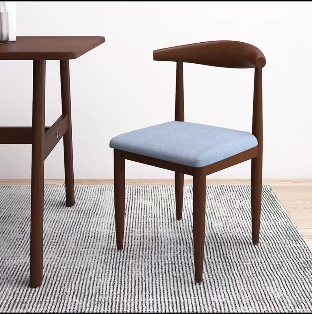 silla de cuerno silla de comedor bolsa suave espesa simple taburetes casera silla de oficina comercial silla de estudio