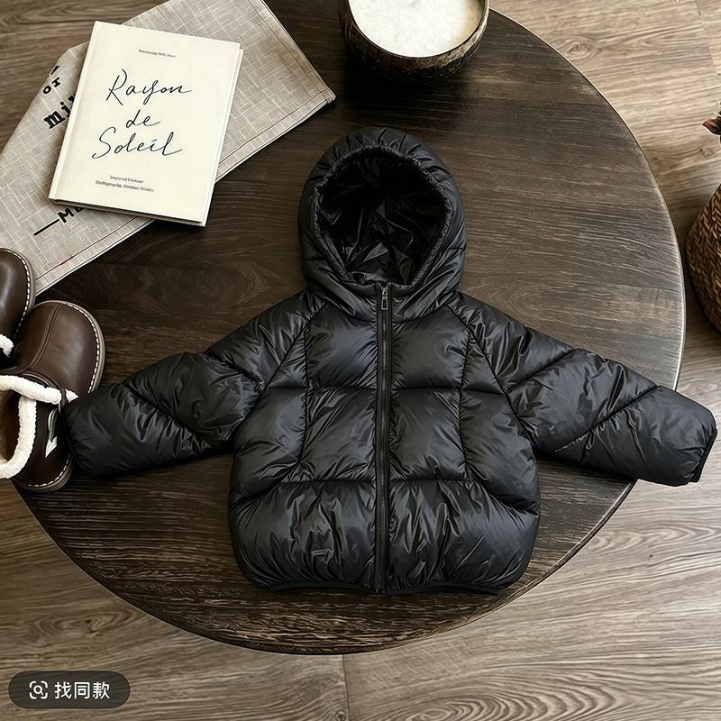 Ropa de algodón invierno 2026 nueva ropa de algodón ligera de invierno gruesa de aire exterior corto abrigo de invierno infantil image 6