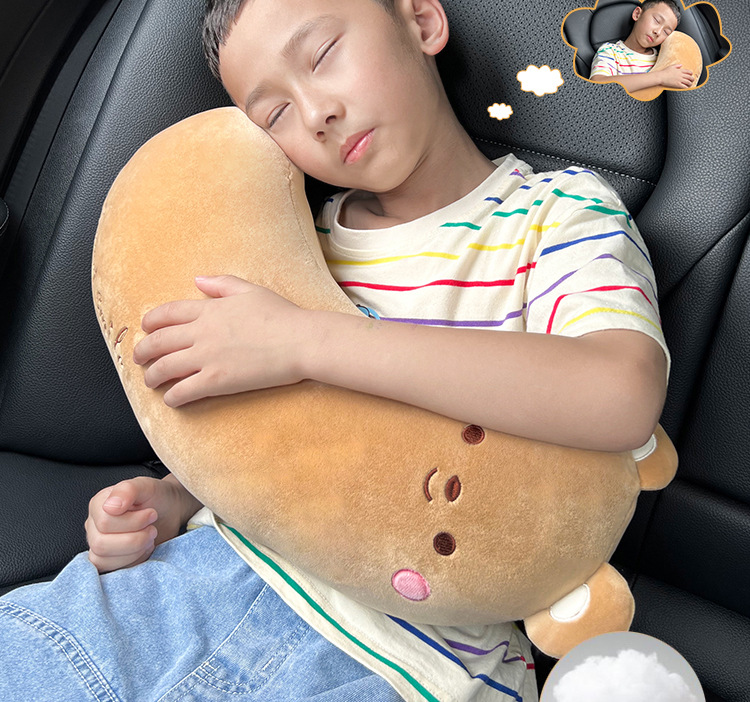 Car shoulder pad safety belt anti-collar multifunctional cartoon cute car sleeping artifact pillow car shoulder pad pillow