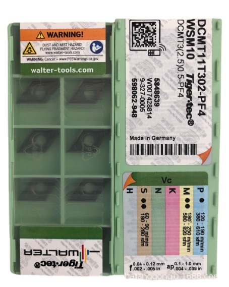 代理瓦尔特数控刀片TNMG330924-RP5 WPP20S三角形刀片 加工钢件