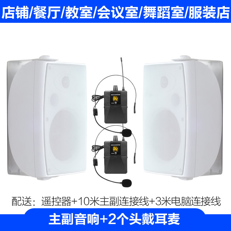 ダンスルーム音響セット室内教室無線bluetoothスピーカージム中小会議室無線マイク|undefined