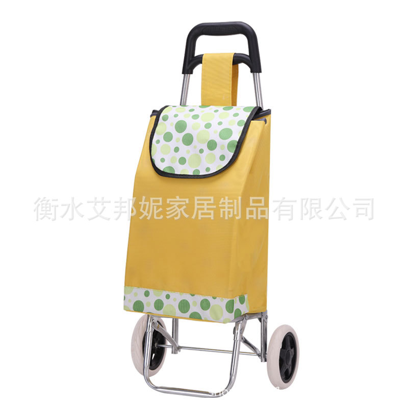Carrito de compras portátil para comprar verduras, carro de mano, escaleras plegables, pequeño remolque, pequeño carro doméstico, carro de tracción