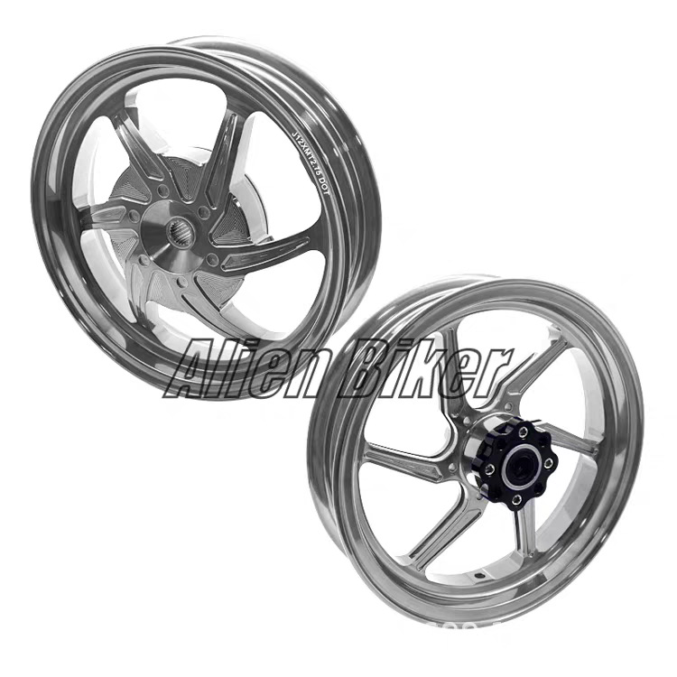 Suitable for Honda GIORNO125 motorcycle modification, new aluminum alloy CNC front and rear electric motorcycle wheel hubs