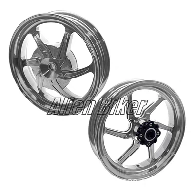 GIORNO125 motorcycle modification, new aluminum: Motorcycle wheel hub - titanium-color