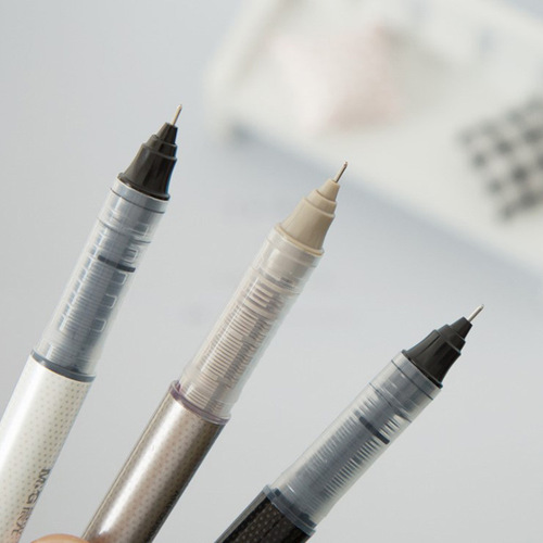 Chenguang quick-drying pen 0.5mm needle tube large-capacity ink signature pen student examination straight liquid gel pen