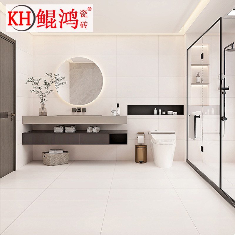 Guangdong Soft Light Skin Glaze Plain All-over Marble Bathroom Tiles 400x800 Wall Tiles Kitchen Floor Tiles