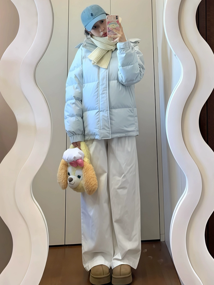 Winter velvet down jacket, 2025 years, duck down