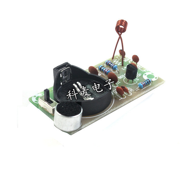 Simple FM FD wireless microphone Sattail FM Electronic Training DIY Kit Making Kit