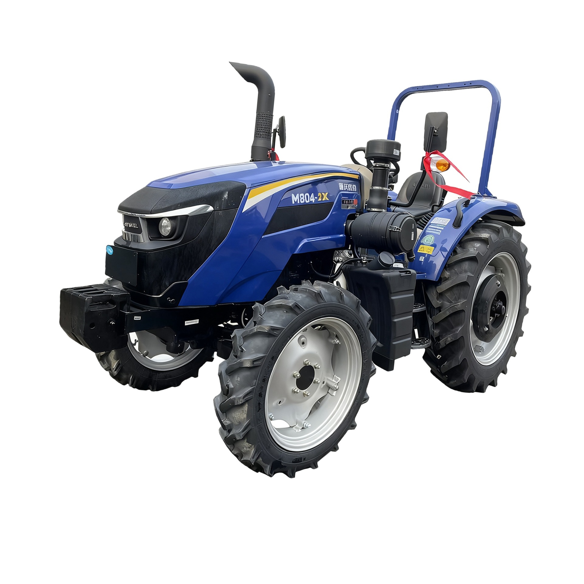 Tractor de cuatro ruedas Lovo M804-2X con motor Weichai, 80 caballos de fuerza, maquinaria agrícola grande para uso doméstico.
