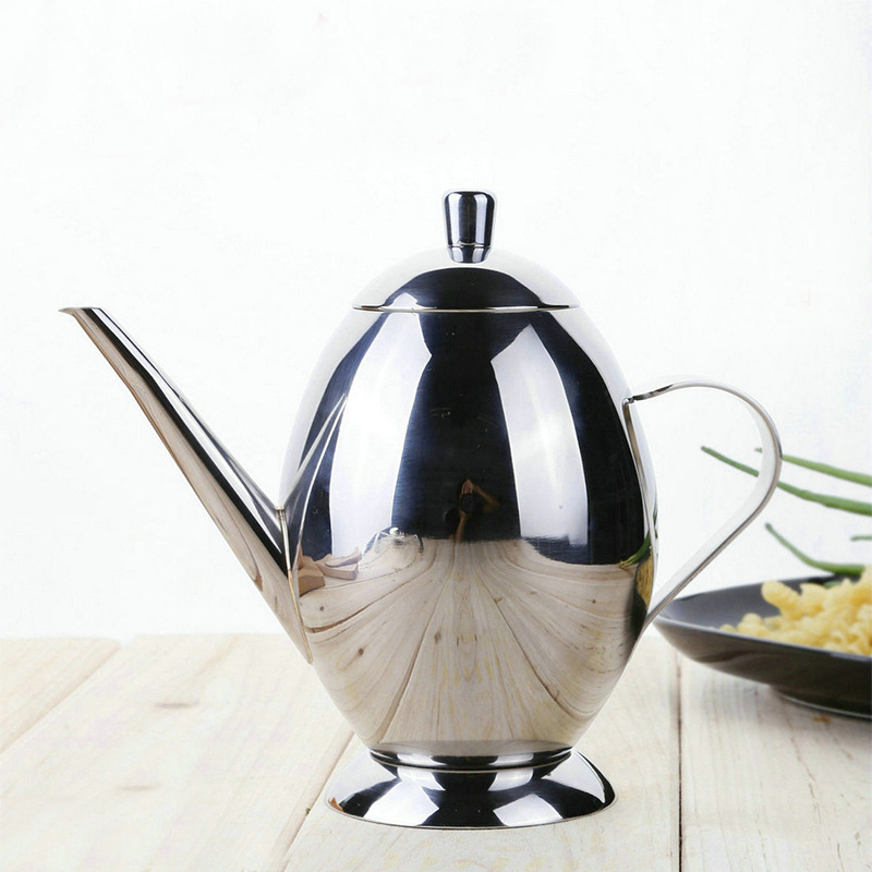 304 Stainless Steel Oil Can for Home Use, European-Style Kitchen Oil Jar—Leak-Proof, Non-Dripping Design, Perfect for Soy Sauce and Seasonings