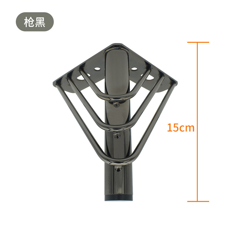 Fábrica de pelo recto de estilo europeo soporte de metal pie gabinete pie transfronterizo dedicado hardware pie accesorios muebles soporte sofá pie