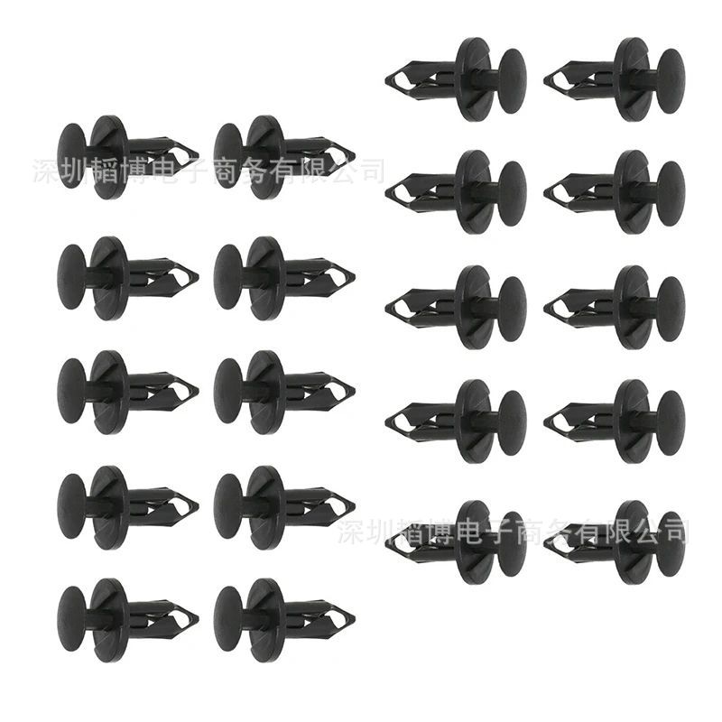 190PCS6 size buckle universal fastener clip plastic fastener rivet clip push-type rivet buckle