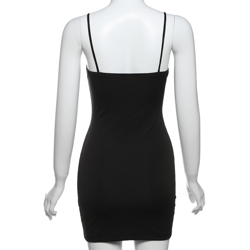 Cross-Border European And American Style 2024 Summer New Women's Leopard Print Sexy Personality Hot Girl Square Neck_ecoleips.com