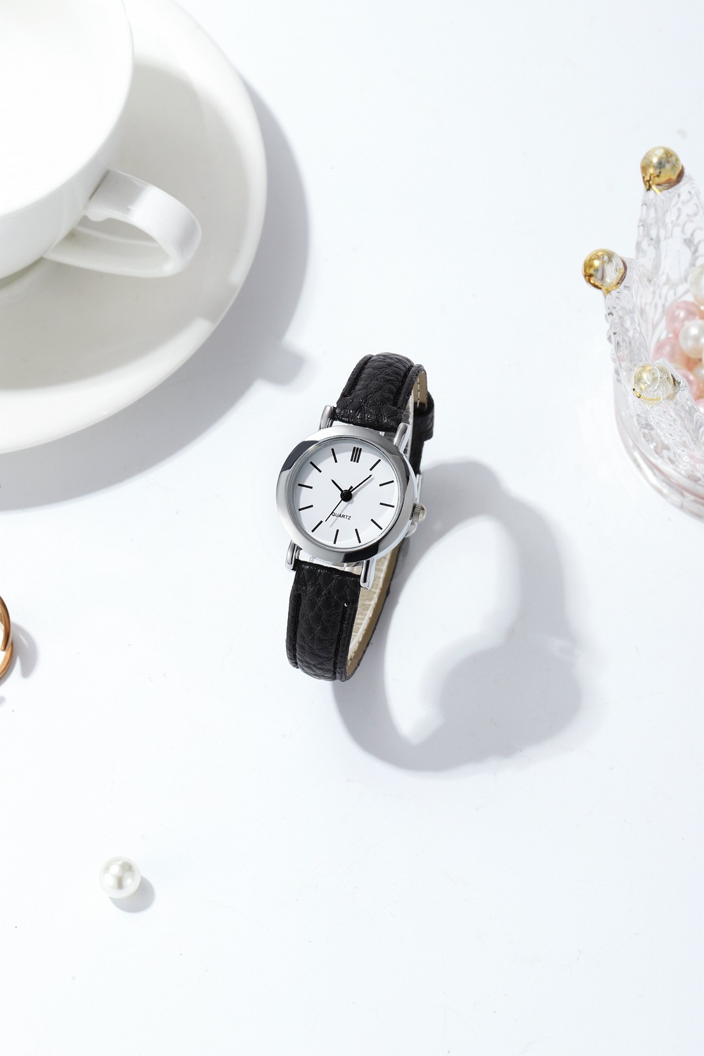 Pinduoduo Ny och Personlig Doftande Stil Student Dammode Enkel Liten Urtavla Bältesklocka_voghion.com