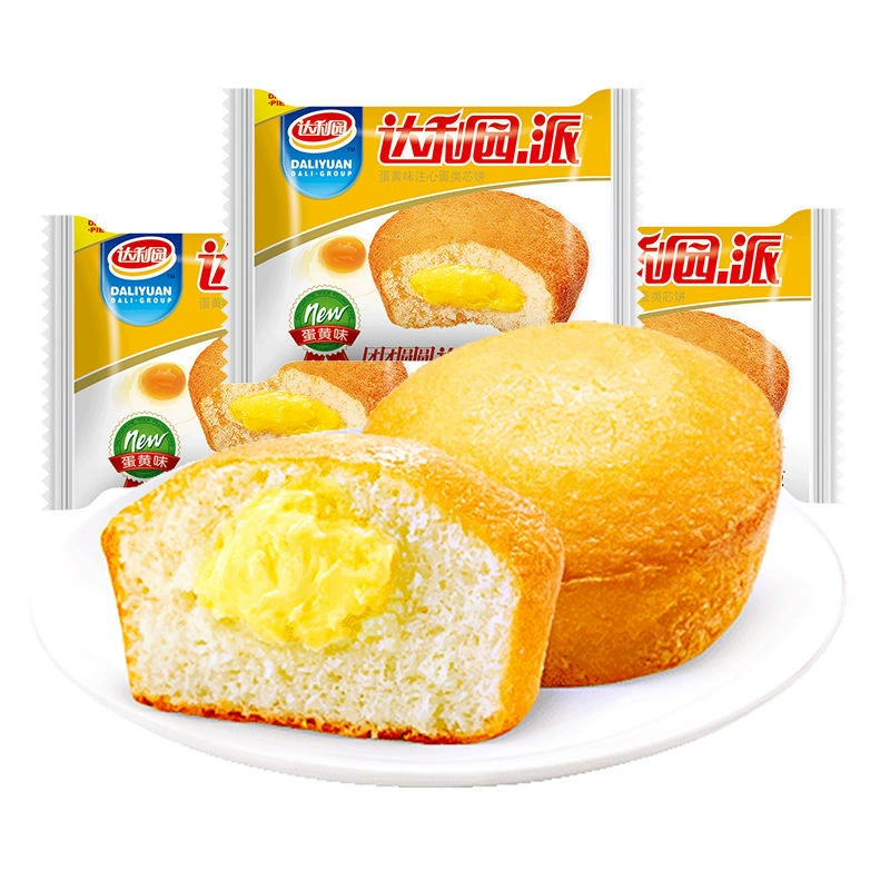 Снежное пирожное (Daliyuan) с яичным желтком и клубничными пирогами, assorted вкусы, несколько размеров упаковки