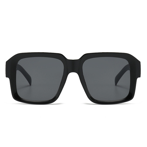 新款大框墨镜欧美时尚太阳眼镜男女批发方形凯旋门跨境外贸