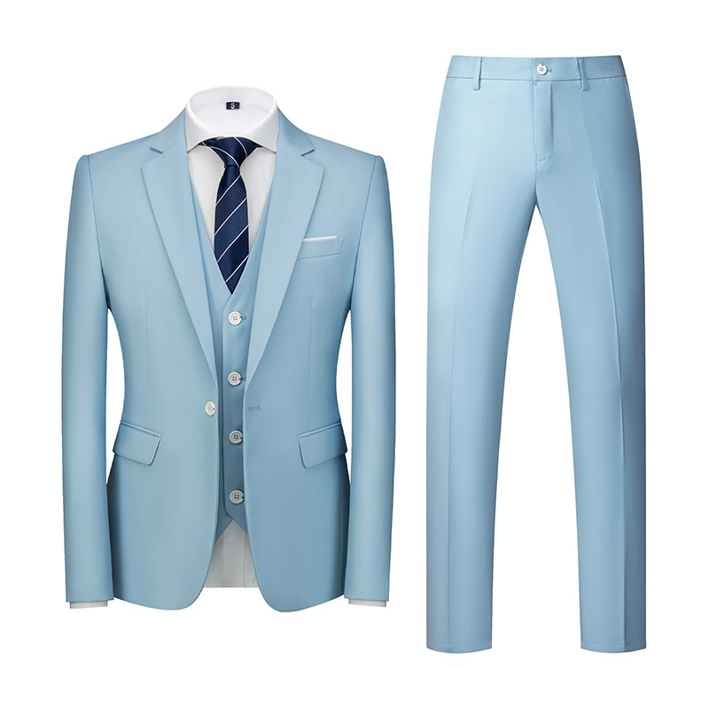 AliExpress oferta al por mayor traje de los hombres traje de negocios casual traje de dos piezas estilo coreano slim fit ropa de hombre
