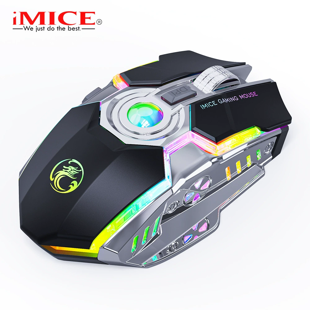 IMICE Brand G7 charging RGB light -emitting wireless game mouse supports charging