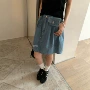 显瘦高腰休闲复古风半身裙