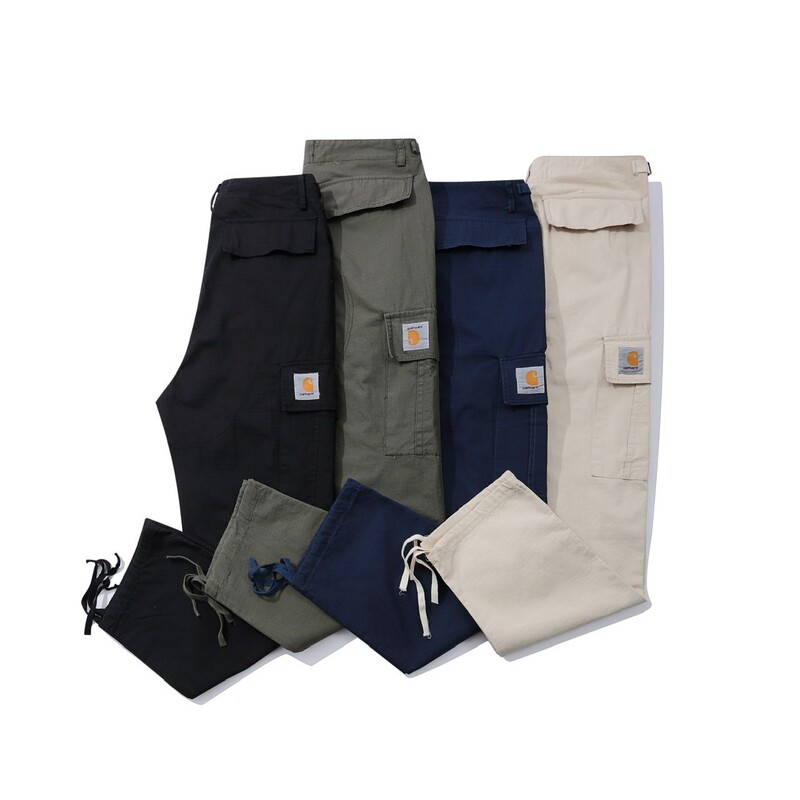 Cross-border Carhao Kahatte Pants Trendy Brand Military Style Loose Straight Multi-pocket Casual Pants for Men and Women Couple Cross-border Carhao Kahatte Pants Trendy Brand Military Style Loose Straight Multi-pocket Casual Pants for Men and Women Couple